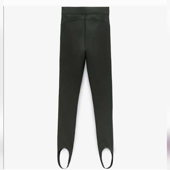 NWT Zara Stirrup Leggings With Topstiching Size Small - Picture 7 of 10